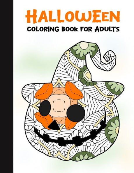 Halloween Coloring Book for Adults: 50 Halloween Illustrations Printed On One Side, Safe For Markers | Fun Craft Activity Gift | Stress Relieving Designs (Spooky House) - 9781696293556