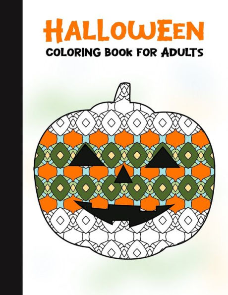 Halloween Coloring Book for Adults: 50 Halloween Illustrations Printed On One Side, Safe For Markers | Fun Craft Activity Gift | Stress Relieving Designs (Spooky House) - 9781696300377