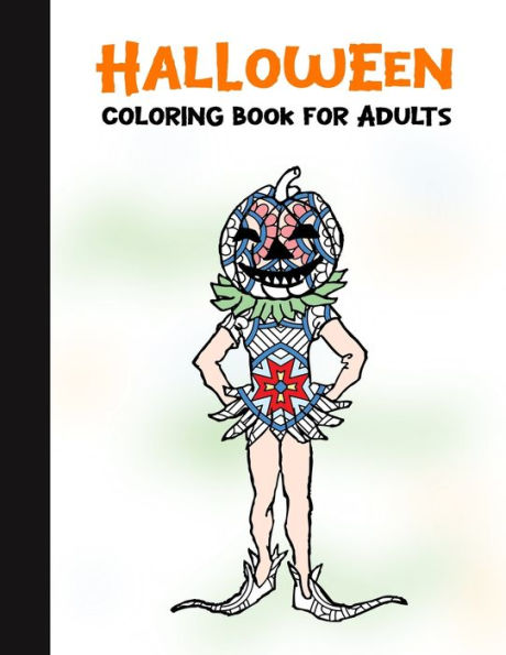 Halloween Coloring Book for Adults: 50 Halloween Illustrations Printed On One Side, Safe For Markers | Fun Craft Activity Gift | Stress Relieving Designs (Spooky House) - 9781696328791