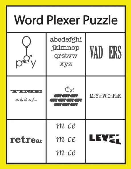 Word Plexer Puzzle : Rebus Puzzles Word Or Phrase Fun And Challenge Game - 9781696405577