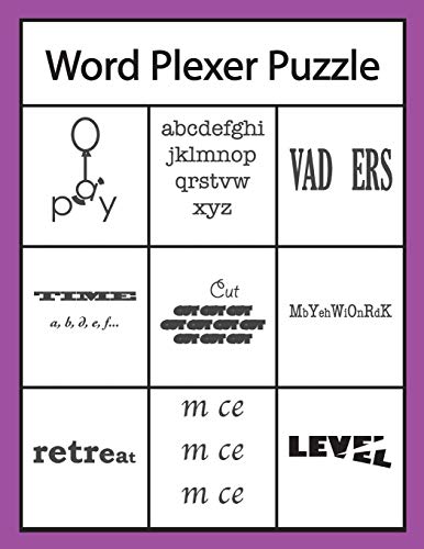 Word Plexer Puzzle : Rebus Puzzles Word Or Phrase Fun and Challenge Game - 9781696412063