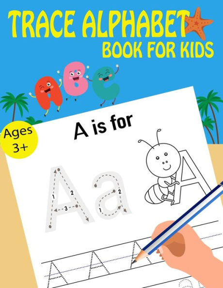 Trace Alphabet Book For Kids