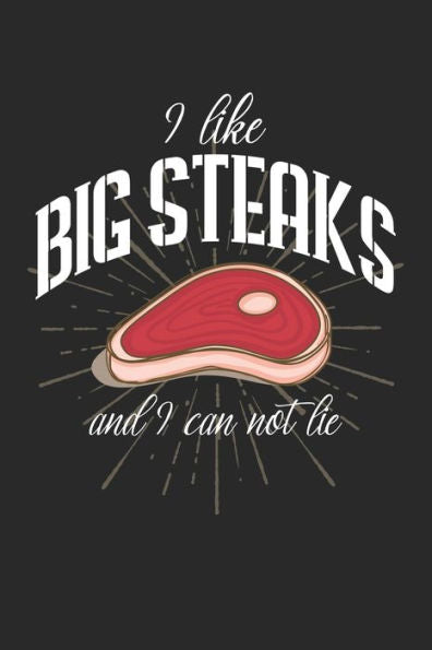 Mein Grillbuch : ? Deine Eigenen Grillrezepte Auf Einen Blick ? Vorausgefülltes Grillprotokoll Für Deine Eigenen Rezepte Und Fleisch-Kreationen ? Grillen Wie Echte Männer ? 6X9 Format ? Motiv: I Like Big Steaks 15
