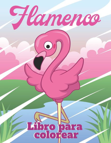Flamenco: Libro para colorear para ni?os de 4 a 8 a?os (Spanish Edition)