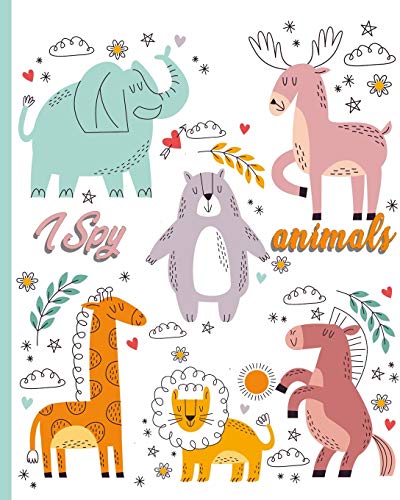 I Spy animals: i spy book ages 3-7 | i spy book level 2 | Size = 8 inch ?ù10 inch