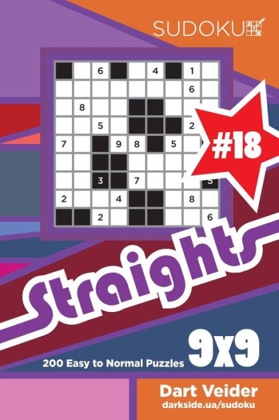 Sudoku Straights - 200 Easy To Normal Puzzles 9X9 - 9781697132083