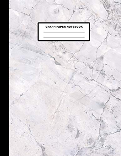 Graph Paper Notebook: Marble Cover Design | Quad Ruled | 120 Pages | 8.5" X 11" | Matte Finished Soft Cover - 9781697475500