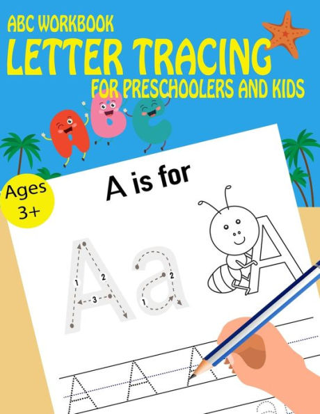 ABC Letter Tracing workbook For Preschoolers And Kids (learn handwriting)