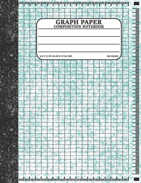 Graph Paper Composition Notebook: Math and Science Lover Graph Paper Cover Watercolor (Quad Ruled 4 squares per inch, 100 pages) Birthday Gifts For Math Lover Teacher,Student Notebook - 9781698201849