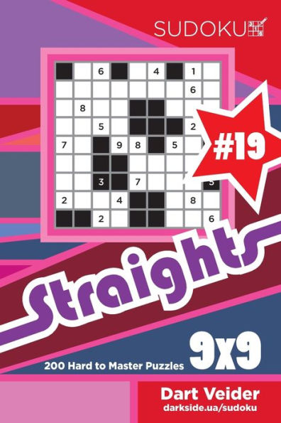 Sudoku Straights - 200 Hard To Master Puzzles 9X9 - 9781698245379