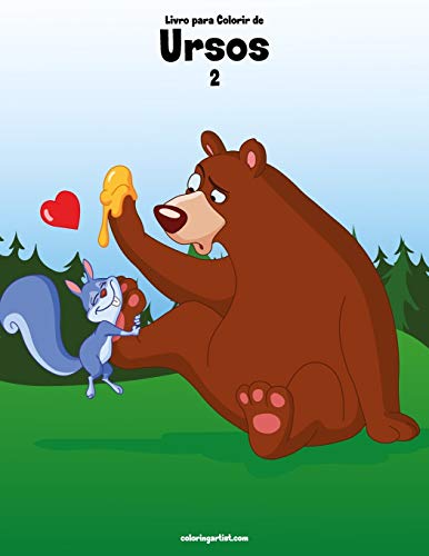 Livro para Colorir de Ursos 2 (Portuguese Edition)