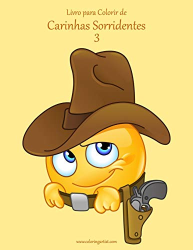 Livro para Colorir de Carinhas Sorridentes 3 (Portuguese Edition)