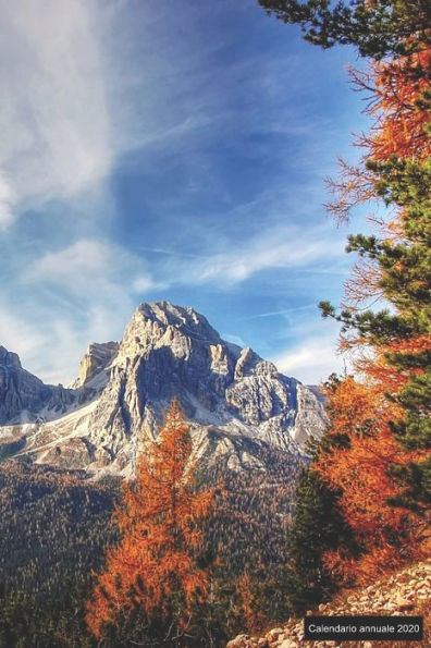 Calendario annuale 2020: ? Manuale dell'organizzatore pratico per il 2020 ? Anteprima di 12 mesi ? 52 pianificatore settimanale con compiti e obiettivi ? formato 6x9 ? motif: Berge (Italian Edition)