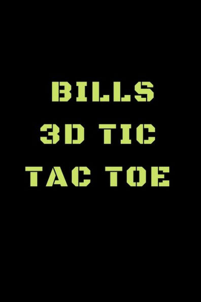 3D Tic Tac Toe: 40 Game Pages with Compact size (6" x 9") 3D Tic Tac Toe, Fun Game, Daily Mind Expaniding, Great For Travel, Family Fun - 9781698836584