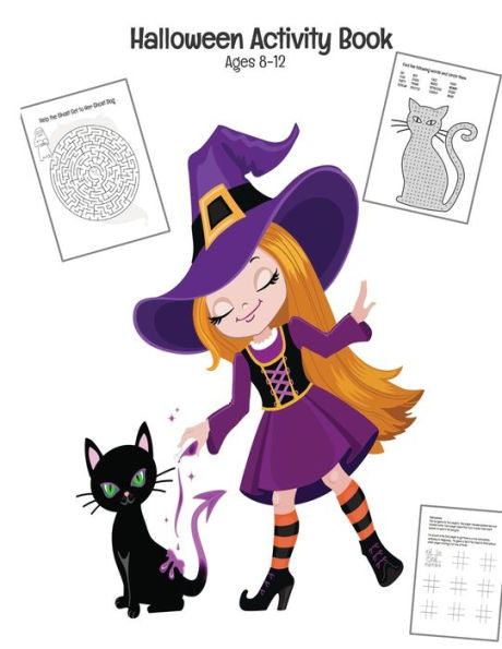 Halloween Activity Book Ages 8-12: Connect The Dots | Spot The Difference | Mazes | Word Search Puzzles | Dot to Dot | Word Search for Kids | Kids ... | Bats | Spiders | Coloring Pages | Pumpkins - 9781699021903