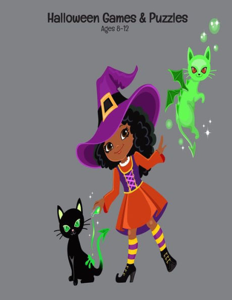Halloween Games & Puzzles Ages 8-12: Connect The Dots | Spot The Difference | Mazes | Word Search Puzzles | Dot to Dot | Word Search for Kids | Kids ... | Bats | Spiders | Coloring Pages | Pumpkins