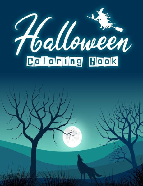Halloween Coloring book: Halloween coloring book for kids | Cute fun coloring drawings | 60 pages | 8.5 "x 11"