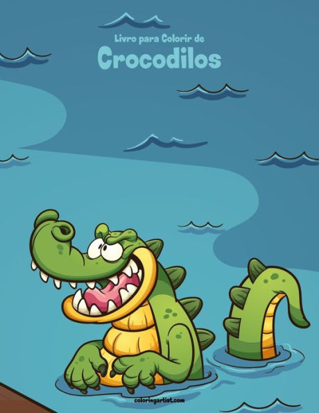 Livro Para Colorir De Crocodilos 1