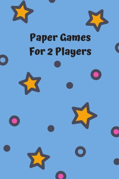 Paper Games For 2 Players : Classic Games For Travel: Blue Cover Design