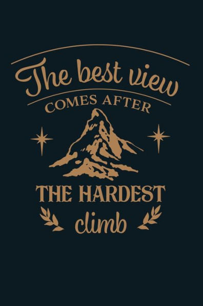 The Best View Comes After The Hardest Climb : 2020 Monthly Goal Tracker And Beyond