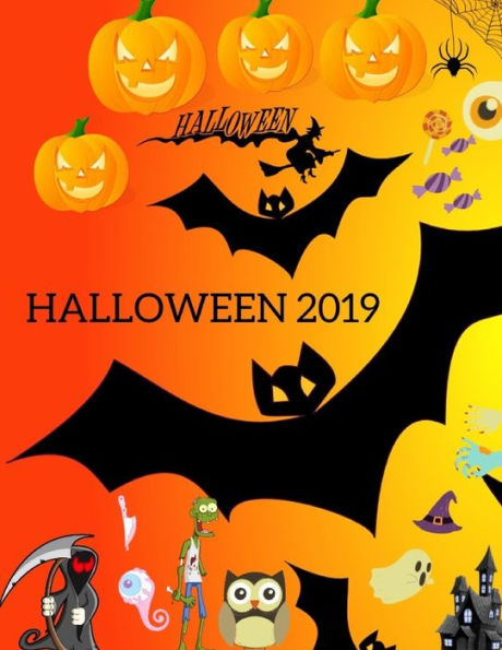 HALLOWEEN 2019: Libro da colorare (Italian Edition)