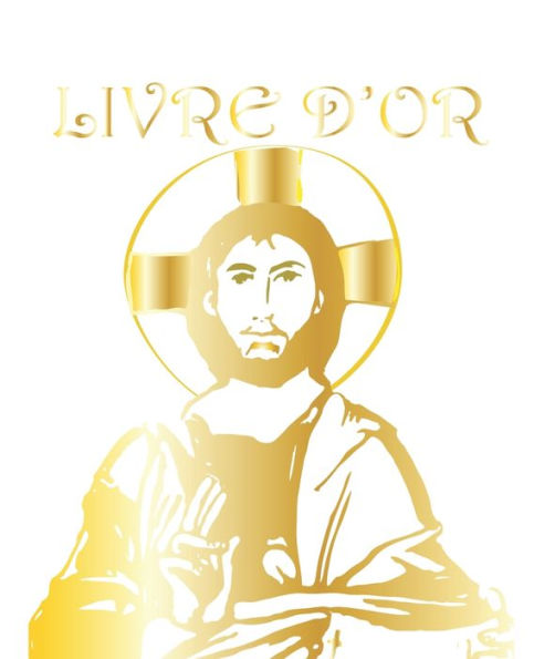 Livre D'Or : Livre D'Or Élégant Pour Tout Évènement Et Réception Catholique. Les 200 Pages Blanches Sont Encadrées D'Un Fin Liseré Gris Clair Élégant 19 X 23,5 Cm - 200 Pages - Couverture Souple
