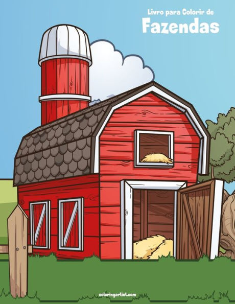 Livro Para Colorir De Fazendas 1