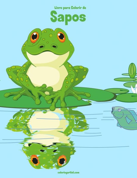 Livro Para Colorir De Sapos 1