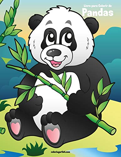 Livro para Colorir de Pandas (Portuguese Edition)