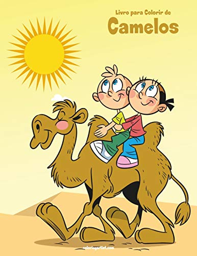 Livro para Colorir de Camelos (Portuguese Edition)