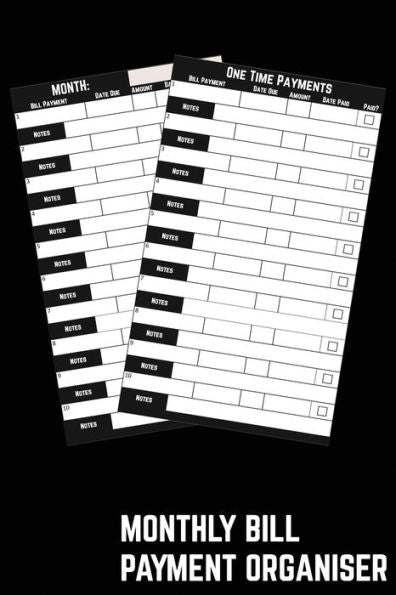 Monthly Bill Payment Organiser : Budget Monthly Bills & Expenses With This Money Tracker With A Simple Home Budget Spreadsheet Layout