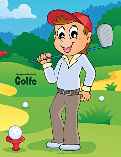 Livro para Colorir de Golfe (Portuguese Edition)