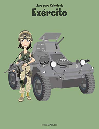 Livro para Colorir de Ex??rcito (Portuguese Edition)