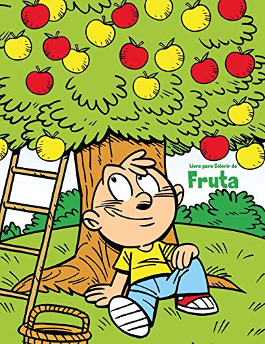 Livro para Colorir de Fruta (Portuguese Edition)
