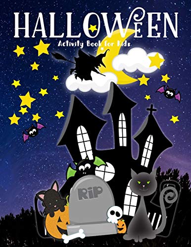 Halloween Activity Book for Kids: Fun Activities for Ages 4-8