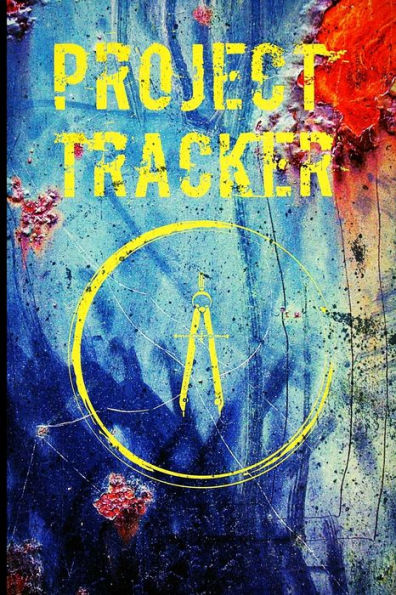 Project Tracker : Faux Vintage Distressed Cover Design - 9781701204058