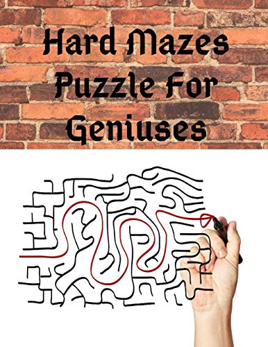 Hard Mazes Puzzle For Geniuses: the Great challenge