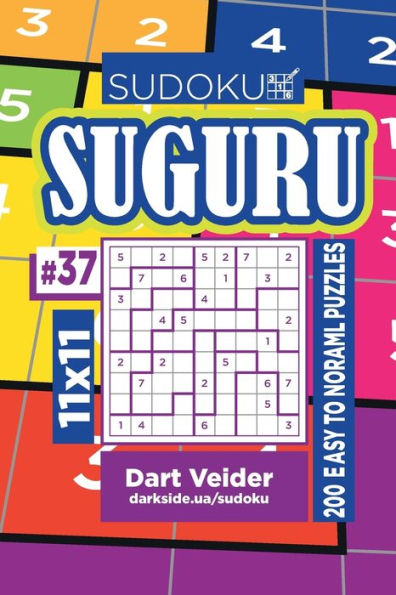 Sudoku Suguru - 200 Easy To Normal Puzzles 11X11