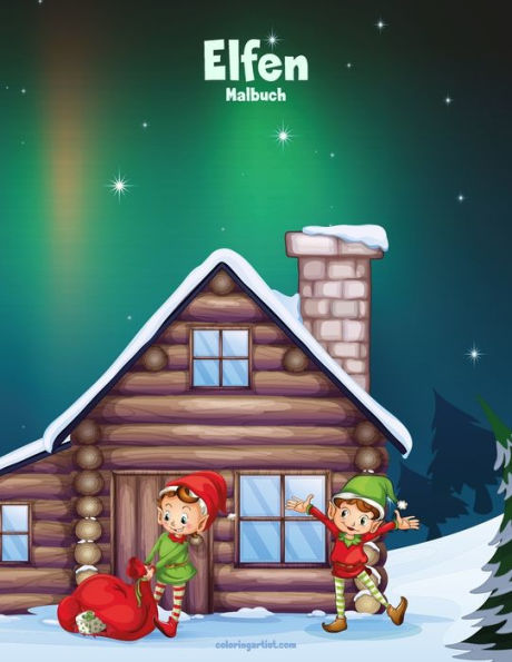 Elfen Malbuch (German Edition)