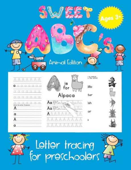 Letter Tracing For Preschoolers : Abc Writing Practice Workbook For Pre K, Kindergarten And Kids Ages 3 4 And 5 (Alphabet Activity Book)