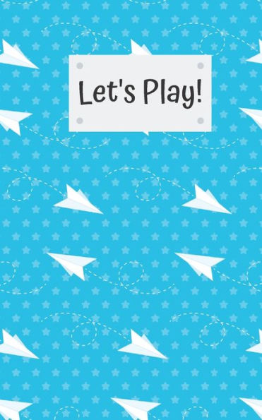 Let's Play : 8"X5" Book Of Travel Games, Incl Tic Tac Toe, Dots, 4 In A Row And Sea Battle