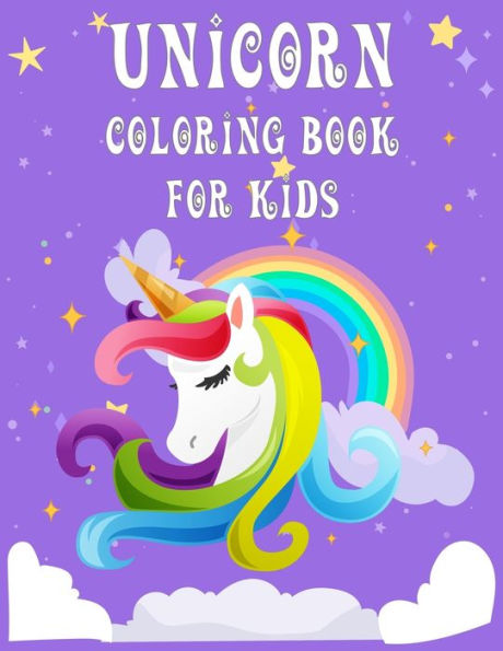 Unicorn Coloring Book For Kids : Pretty Cute Magical Unicorn Coloring Book For Kids, Children (8. 5 X 11 Inch & 47 Pages )