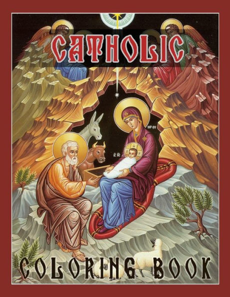 Catholic Coloring Book: Catholic Saints for Kids, Heavenly Friends, Catholic Coloring Books for Kids - 9781702348423