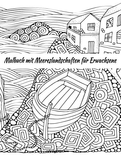 Malbuch mit Meereslandschaften f??r Erwachsene (German Edition)
