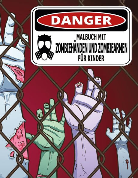 Malbuch Mit Zombiehänden Und Zombiearmen Für Kinder 1