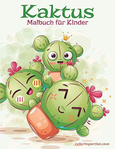 Kaktus-Malbuch f??r Kinder (German Edition)