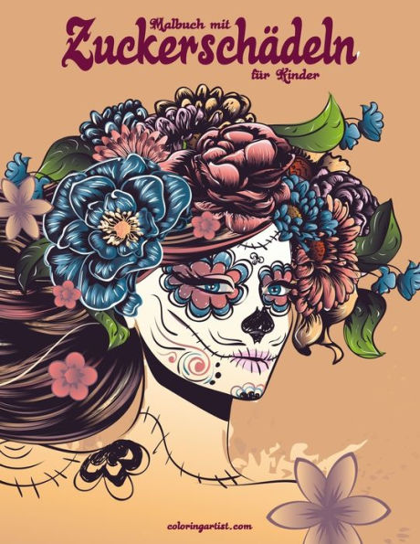 Malbuch Mit Zuckerschädeln Für Kinder 1