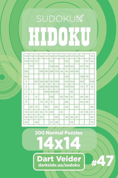 Sudoku Hidoku - 200 Normal Puzzles 14X14