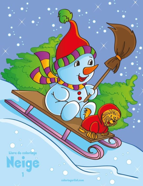 Livre De Coloriage Neige 1