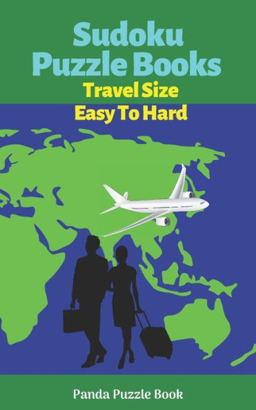 Sudoku Puzzle Books Travel Size Easy To Hard : Travel Activity Book For Adults